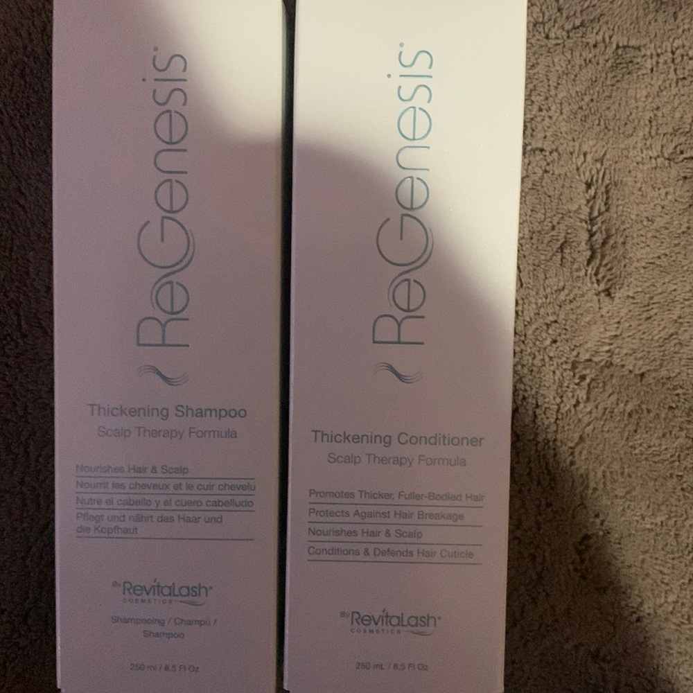 COPY - COPY - ReGenesis by RevitaLash New Thickening Shampoo and Thickening Con…